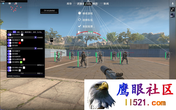 [CSGO]CSGO·Angelrose透視自瞄无后多功能辅助 v3.11